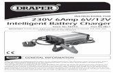 INSTRUCTIONS FOR 230V 6Amp 6V/12V Intelligent Battery Charger · INSTRUCTIONS FOR 230V 6Amp 6V/12V Intelligent Battery Charger Stock No.38254 Part No.IBC1 IMPORTANT: PLEASE READ THESE