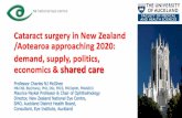 shared care - University of Auckland .Cataract surgery in New Zealand ... –Significant lens opacity