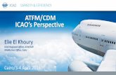 ATFM/CDM ICAO’s Perspective - CANSO El Khoury_ICAO... · ATFM/CDM ICAO’s Perspective Cairo/3-4 April 2016. Outline ... Doc 9971: Manual on ... ACAS 1 ACAS Improvements