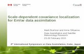 Scale-dependent covariance localization for EnVar data ...· Scale-dependent covariance localization