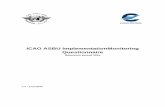ICAO ASBU ImplementationMonitoring Questionnaire · • Establish ACAS II ... • Include CDO techniques in the aircrew training manual and support its ... • Provide flight plan