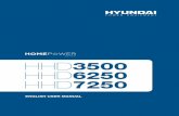 HHD3500 HHD6250 HHD7250 - Hyundai Power Equipment · :(-,;@ 79,*(
