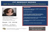 ITP SEMINAR SERIES · 2016-09-15 · Microsoft Word - ITP Seminar Flyer - 102215.docx Created Date: 20151013212237Z ...