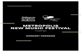METROPOLIS NEW MUSIC FESTIVAL - Amazon Web …melbournesymphonyorchestra-assets.s3.amazonaws.com/assets/File/... · METROPOLIS #1 THURSDAY 4 MAY ... to use a seven-course oud. ‘Where