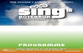 PROGRAMME - Home - New Zealand Choral Federation Inc.€¦ · PROGRAMME. Contents ... with the Swingle Singers, ... Stellar Singers Stellar Singers is an Auckland SATB community choir