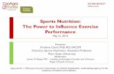 Sports Nutrition: The Power to Influence Exercise Performance · The Power to Influence Exercise Performance May 21, 2014 ... During 90 min of strenuous exercise blood glucose could