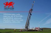 DRAGON DRILLING SPECIALISE IN WATER .SPECIALISE IN WATER BOREHOLE, GROUND SOURCE HEATING AND LANDFILL