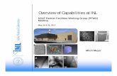 NSUF Partner Facilities Working Group (PFWG) Meeting Meyer INL - NSUF partner 2017 PIE... · NSUF Partner Facilities Working Group (PFWG) Meeting May 24 & 25, ... • Scanning Electron