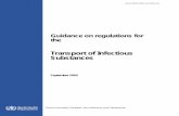 Transport of Infectious Substances - WHO€¦ · The extracts from the Recommendations on the Transport of Dangerous Goods, Model Regulations, 13th revised edition, New York and Geneva,