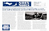 NOSB Meeting . . . . . . . . . . . . .6 Fall Workshops · when I fell in love with NOFA-VT 28 years ago – travelling around the state and communing with ... secret tricks of the