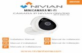 Cámara IP Nivian ONV510 2017-03(v1.0) - nivianhome.com · Cámara IP Nivian ONV510 2017-03(v1.0)  ES Manual de instalación ... Power up the camera using the included PSU.
