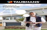 PRODUCT PORTFOLIO - taubmans-com … · to provide professional painter training courses nationally. • CPD TRAINING ... The Taubmans training program has been recognised by the