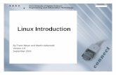 Embedded Linux – Course Goals - BFH · Embedded Linux Module, ... Sun: Solaris, DEC: Ultrix, HP: hpux, Microsoft: XENIX, Apple AUX/OS-X, IBM: ... Make every program a filter