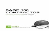 SAGE 100 CONTRACTOR - CTS Guides 2016.pdf · SAGE 100 CONTRACTOR CONSTRUCTION SOFTWARE REVIEW • CTSGUIDES.COM ... Sage 100 also added the ability to send Sage 100 reports, either