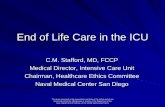 End of Life Care in ICU - Navy Medicine · Verbal and written communication must ... irregular pattern near death ... Create order set to facilitate end of life care in ICU ...