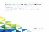 Operational Verification - VMware Validated Design 4 · Contents About VMware Validated Design Operational Verification 5 1 Validate vSphere 6 Verify the Platform Services Controller