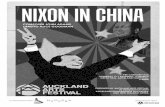 COMPOSER JOHN ADAMS LIBRETTO ALICE GOODMAN · to be partnering with our sister ... ACT I 15 MINUTE INTERVAL ... These performances of Nixon in China by John Adams with libretto by