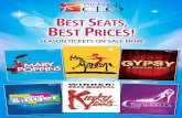 BEST SEATS, BEST PRICES! - Pittsburgh CLO Summer Season... · megahits, KinKy Boots and Rodgers + Hammerstein’s CindeRella! ... The impossible dream brought to life in this American