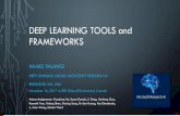 Deep Learning Tools and Frameworks - microsoft.com · deep learning tools and frameworks hamid palangi deep learning group, microsoft research ai redmond, wa, usa ... (cntk), mxnet