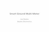 Smart Ground Multi Meter - ATIS Ground... · Smart Ground Multi‐Meter ... • The soil resistivity function is based on an extension of the four‐pin Wenner method. • The ...