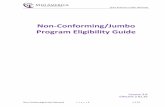 Non-Conforming/Jumbo Program Eligibility Guide · Non-Conforming/Jumbo Product Only. 5/1, ... (see Non-Conforming/Jumbo Program Eligibility Supplement for requirements). ... Mae Form