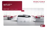 Ricoh Aficio MP C305 - Tap The Webcat.taptheweb.net/files/ricohbrochures/ac305.pdf · Streamline operations and improve workflow in small offices and workgroups Flow from One Job