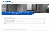 AZEK Decking as Cladding Install Guide · AZEK Decking as Cladding Install Guide ... • AZEK Deck is a one-sided product and must be installed with the ... stud locations are identified
