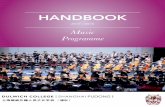 HANDBOOK - Dulwich College · Performance opportunities are also available for instrumental ... Boys choir under the direction of gerald Wirth, ... HANDBOOK - Music Pr O gr AMM e