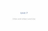 Unit 7 - Weebly · Contemporary Cities •Basic vs Nonbasic Jobs •Employment Sectors –Types of people and jobs that can be found •Basic –Gives city its function –Ex: Flint,