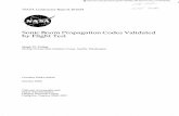 Sonic Boom Propagation Codes Validated by Flight Test · Sonic Boom Propagation Codes Validated by Flight Test ... source to test propagation codes for their resolution of ... lays