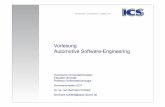 Vorlesung Automotive Software-Engineering - TU Dresden ASE SS 2011... · INFORMATIK CONSULTING SYSTEMS AG Vorlesung Automotive Software-Engineering Technische Universität Dresden