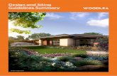 design And Siting Guidelines Summary - Woodlea · The benchmark for master planned communities The principal aim of the Woodlea Design Guidelines is to create a coherent vision for