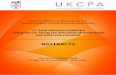 ABSTRACTS - UK Clinical Pharmacy Associationukclinicalpharmacy.org/.../05/UKCPA-GHP_Conference_Abstracts_May… · ABSTRACTS The Queens Hotel, Leeds Friday 15 th to Sunday 17 May