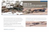 MOD 3 40MM ADVANCED GRENADE LAUNCHER · General Dynamics Ordnance and Tactical Systems produces the MK19 MOD 3 40mm grenade machine gun, an air-cooled, blow-back operated, belt-fed