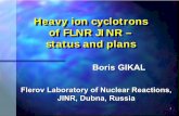 Heavy ion cyclotrons of FLNR JINR – status and plansepaper.kek.jp/r08/talks/TUCAU02.pdf · Heavy ion cyclotrons of FLNR JINR – status and plans Flerov Laboratory of Nuclear Reactions,
