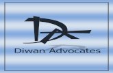 INTRODUCTION TO THE FIRM - Diwan Advocates · Diwan Advocates advises and ... seize or auction the secured assets in case the loan is not repaid and becomes a Non-Performing ... Company,