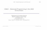 CS631 - Advanced Programming in the UNIX Environmentjschauma/631/lecture12.pdf · basic network programming using a client/server model Lecture 13: Review November 28, ... Unix Time