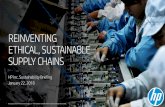 REINVENTING ETHICAL, SUSTAINABLE SUPPLY CHAINSh30261. · We transparently report on our supplier responsibility program performance ... SER scorecard drives shared value outcomes