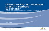 Glenorchy to Hobart CBD Transit Corridor · horse drawn transport, due to the limited capacity of horse buses, low frequency at night and ... employers such as Cadburys and the Zinc