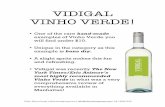 VIDIGAL VINHO VERDE! - Elixir Wine Group · VIDIGAL VINHO VERDE! • One of the rare hand-made ... York Times/Eric Asimov’s ... Manhattan! PRODUCT OF PORTUGAL . Title: Microsoft