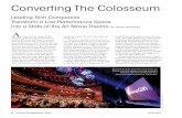 Leading Tech Companies Transform a Live-Performance … · 42 JUN 2015 Converting The Colosseum Leading Tech Companies Transform a Live-Performance Space into a State-of-the-Art Movie