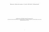 P242 basic electronics lab manual 2016 - NISER · Basic Electronics Lab (P242) Manual School of Physical Sciences ... make the assembly and testing of electronic circuits easier,