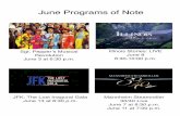 June Programs of Note - Network Knowledge · June Programs of Note Sgt. Pepper’s Musical ... Luciano Pavarotti’s sings opera favorites ... through his extensive songbook. (CC—2