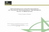 Development and Evaluation of System Restoration ... · of System Restoration Strategies from a Blackout ... Development and Evaluation of System Restoration Strategies from a ...