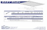 Easy Shake Load Tables - Easy Building Products · The 3-SPAN load tables for the D-RIB Roof Panel can be conservatively used for the EASY Shake Roof Panel. 6 The information in this