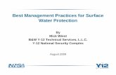Best Management Practices for Surface Water Protection Best... · Best Management Practices for Surface Water ... •Tests showed that chlorine from cooling water was ... Surface