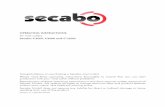 OPERATING INSTRUCTIONS Secabo C30III, C60III and C120III · Secabo C30III, C60III and C120III ... when using cutting programs such as Artcut, because Artcut can control vinyl cutters