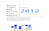 World Sight Day Activities Report€¦  · Web viewWorld Sight Day Activities Report. October 11. 2012. ... .