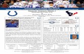 INDIANAPOLIS COLTS WEEKLY PRESS · PDF fileThe Indianapolis Colts will travel to ... with Texans FB Lawrence Vickersat Colorado University. ... well helped guide Peyton Manning to