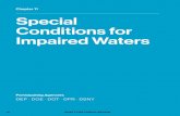Chapter 11 Special Conditions for Impaired Waters - nyc.gov · Chapter 11 Special Conditions for ... Shoreline trash and debris ... Summary of waterbodies in NYC and their listed